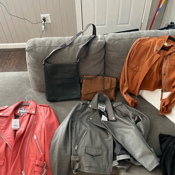 Women’s brand new Walter Baker genuine leather coats